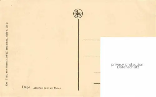 AK / Ansichtskarte LIEGE  Luettich Luik Belgie Seconde cour du Palais