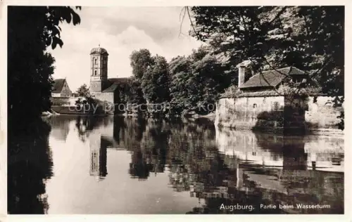 AK / Ansichtskarte AUGSBURG Partie beim Wasserturm
