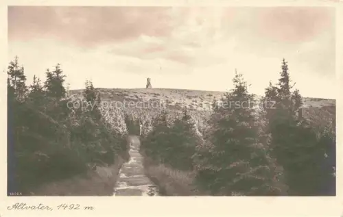 AK / Ansichtskarte Altvater 1492m Altvatergebirge Hruby Jesenik CZ Panorama