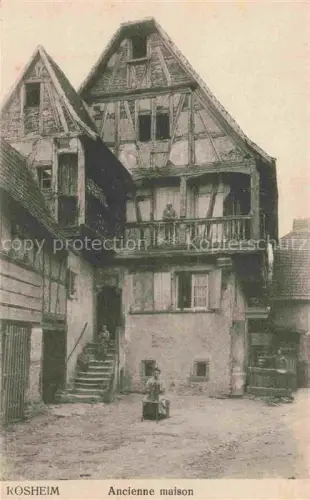 AK / Ansichtskarte Rosheim Molsheim Alsace 67 Bas-Rhin Ancienne maison