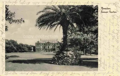 AK / Ansichtskarte DRESDEN Elbe Grosser Garten Schloss