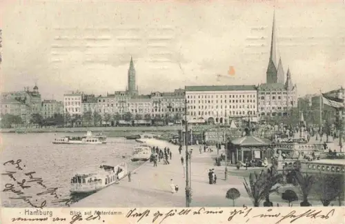 AK / Ansichtskarte HAMBURG Blick auf Alsterdamm