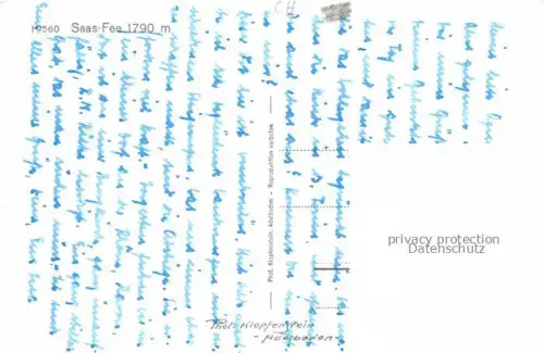 AK / Ansichtskarte Saas-Fee VISP VS Panorama