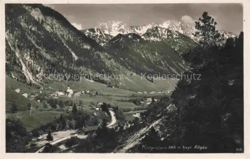 AK / Ansichtskarte Hinterstein Bad Hindelang Oberallgaeu Bayern Panorama