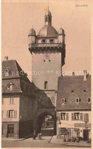 AK / Ansichtskarte Schlestadt Selestat Schlettstadt 67 Bas-Rhin Stadttor