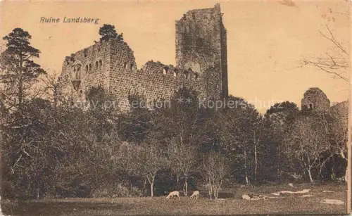 AK / Ansichtskarte Landsberg Ruine Barr 67 Alsace Bas-Rhin Ansicht