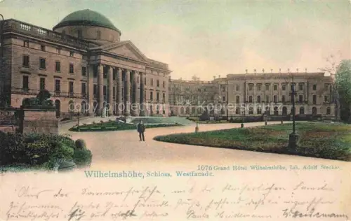 AK / Ansichtskarte Wilhelmshoehe  KAssEL Schloss Westfassade