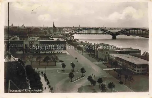 AK / Ansichtskarte DuessELDORF Rheinpartie Panorama