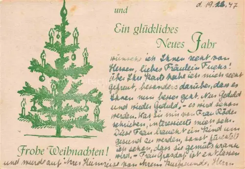 AK / Ansichtskarte Weihnachten Christmas X-Mas Noel Neujahr Gruss 