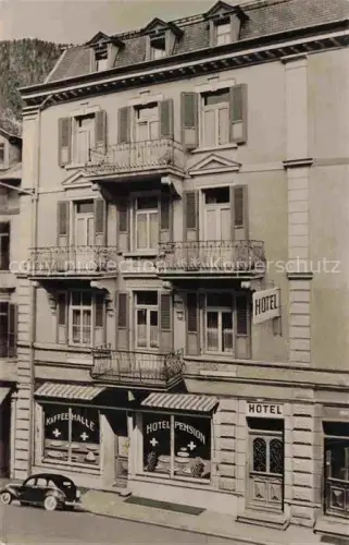 AK / Ansichtskarte INTERLAKEN BE Hotel Pension Blau Kreuz