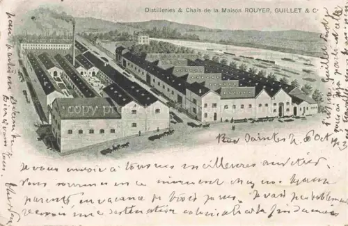 AK / Ansichtskarte SAINTES 17 Charente-Maritime Distilleries et Chais de la Maison Rouyer Guillet et Cie