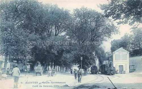 AK / Ansichtskarte SAINTES 17 Charente-Maritime Cours Reverseaux la Gare