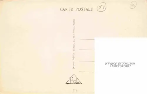 AK / Ansichtskarte Prunay REIMS 51 Marne Café de la Place Restaurant Route de Sillery