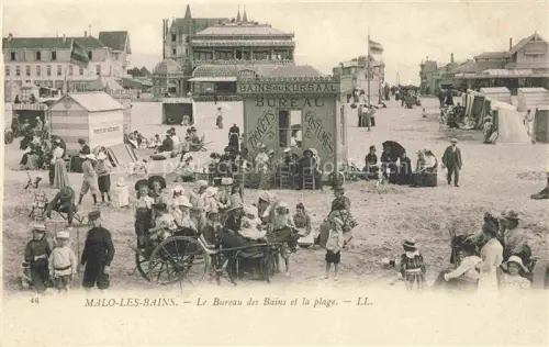 AK / Ansichtskarte Malo-les-Bains Dunkerque 59 Nord Bureau des bains et la plage