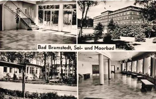 AK / Ansichtskarte Bad Bramstedt Schleswig-Holstein Sol und Moorbad Eingang Foyer