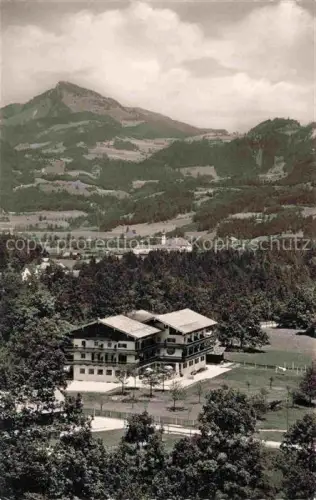 AK / Ansichtskarte Oberaudorf Inn Rosenheim Bayern Hotel Almrausch mit Spitzstein