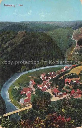 AK / Ansichtskarte Treseburg Thale Harz Sachsen-Anhalt Fliegeraufnahme