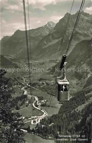 AK / Ansichtskarte Kandersteg Adelboden BE Luftseilbahn Stock Gemmi
