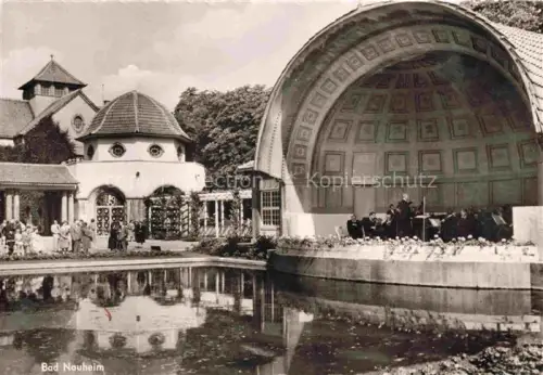 AK / Ansichtskarte BAD NAUHEIM Trinkkuranlage mit Musikpavillon
