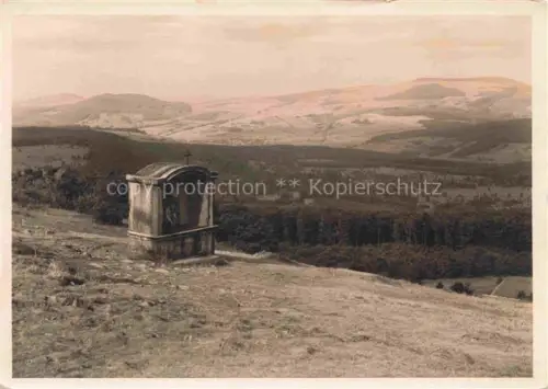 AK / Ansichtskarte Kreuzberg  932m Rhoen Kloster Bischofsheim Blick auf Auersberge und das Dammersfeld