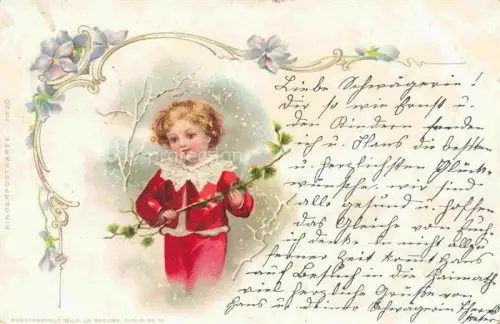 AK / Ansichtskarte Kinder Child Enfants Wilhelm Boehme Berlin Litho 