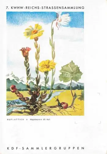 AK / Ansichtskarte Spendenkarte Kwhw Reichs Strassensammlung  KDF 