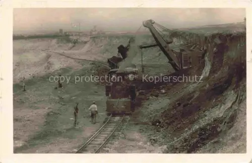 AK / Ansichtskarte Strimice MOST Bruex Sudetengau CZ Povrchovy dul Lezaky Tagebau