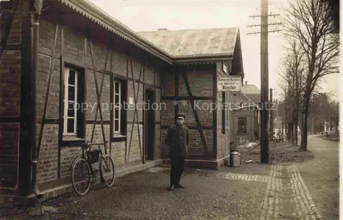 AK / Ansichtskarte Buescher Haltestelle Blandorf-Wichte Hage Ostfriesland Bahnhof