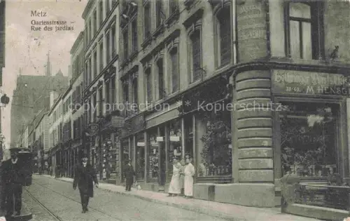 AK / Ansichtskarte METZ  57 Moselle Gartenstrasse Rue des Jardins