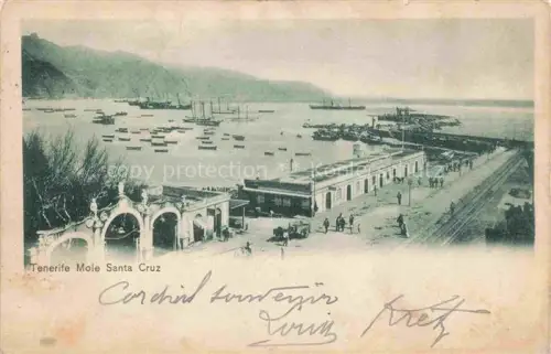 AK / Ansichtskarte SANTA CRUZ  DE TENERIFE ES Panorama Mole