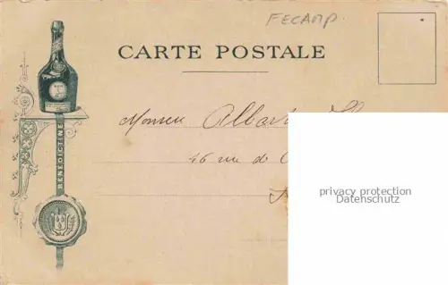AK / Ansichtskarte FECAMP Le Havre 76 Seine-Maritime Vue de la Bénédictine Kuenstlerkarte