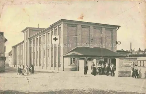 AK / Ansichtskarte Rheingoenheim Ludwigshafen am Rhein Analinfabrik Lazarett Feldpost