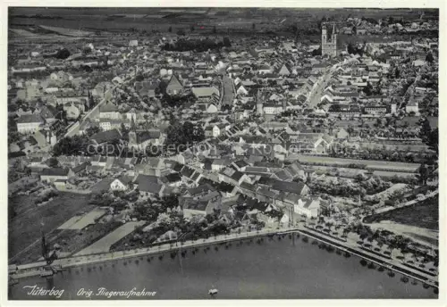 AK / Ansichtskarte Jueterbog Brandenburg Original Fliegeraufnahme