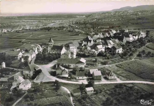 AK / Ansichtskarte Zellenberg Ribeauville 68 Haut-Rhin Vue générale aérienne en direction de Colmar