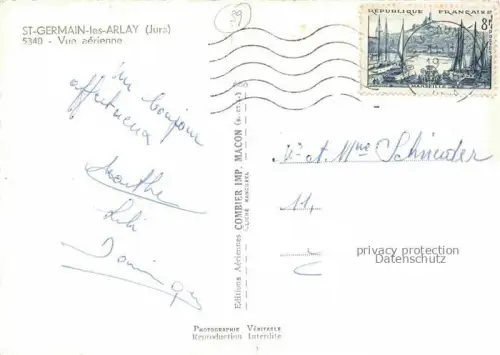 AK / Ansichtskarte St-Germain-les-Arlay Lons-le-Saunier 39 Jura Vue aérienne