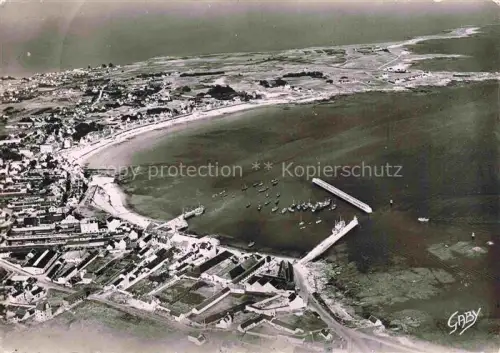 AK / Ansichtskarte QUIBERON Lorient 56 Morbihan Vue générale aérienne et le port