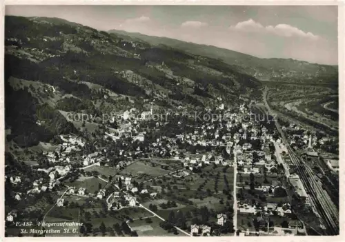 AK / Ansichtskarte St Margrethen SG Fliegeraufnahme