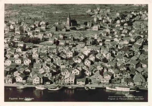 AK / Ansichtskarte Smoegen Sweden Flygfoto