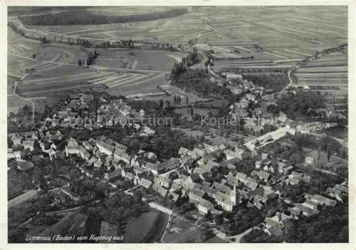 AK / Ansichtskarte Lichtenau Baden Fliegeraufnahme