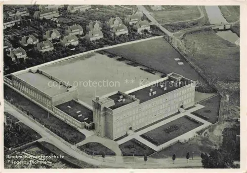 AK / Ansichtskarte EMDEN  Ostfriesland Herrentorschule Marine-Feldpost