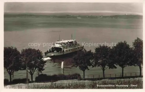 AK / Ansichtskarte Faehre Ferry Bac Traghetto-- Bodensee Meersburg Staad 
