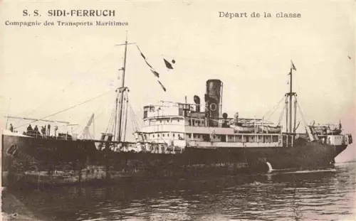 AK / Ansichtskarte Schiffe Ships Navires S.S.Sidi Ferruch Transports maritimes