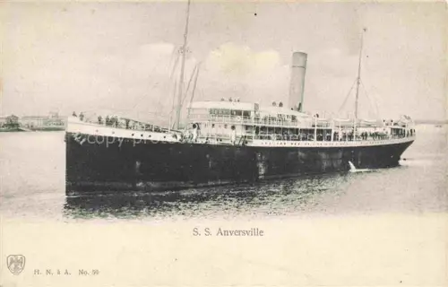 AK / Ansichtskarte Schiffe Oceanliner S.S. Anversville No. 59
