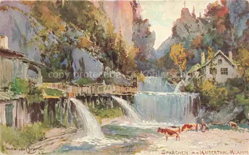 AK / Ansichtskarte COMPTON  Edward Kuenstlerkarte Sparchen Kaiserthal Klamm Kuehe Litho