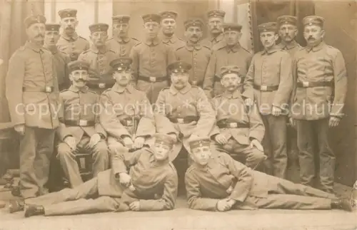 AK / Ansichtskarte Kehl  Rhein Baden BW WK1 Gruppenfoto soladten