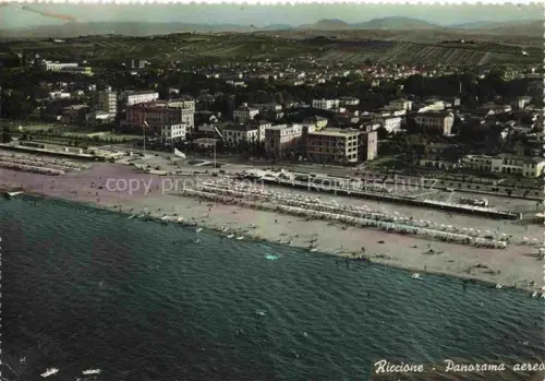 AK / Ansichtskarte RICCIONE RIMINI IT Fliegeraufnahme