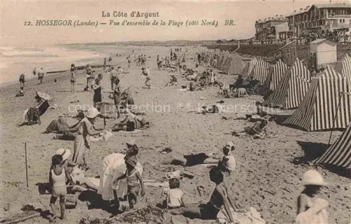 AK / Ansichtskarte Hossegor Soorts-Hossegor DAX 40 Landes Vue d'ensemble de la Plage
