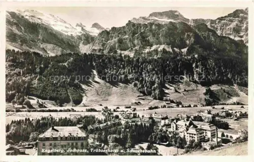 AK / Ansichtskarte Engelberg  OW Jochpass Truebseehotel und Schwebebahn