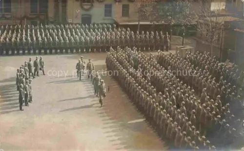 AK / Ansichtskarte FREIBURG Breisgau BW Militaer Soldaten beim Apell