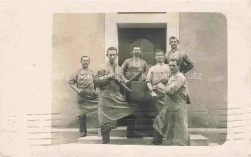 AK / Ansichtskarte PAssAU Gruppenbild Koeche Metzger Feldpost